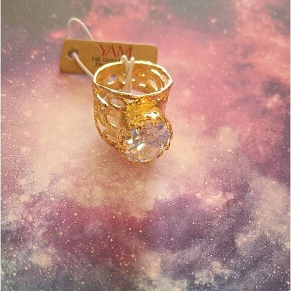 YAM 14K plated Silver Ring - Picture 10 of 16